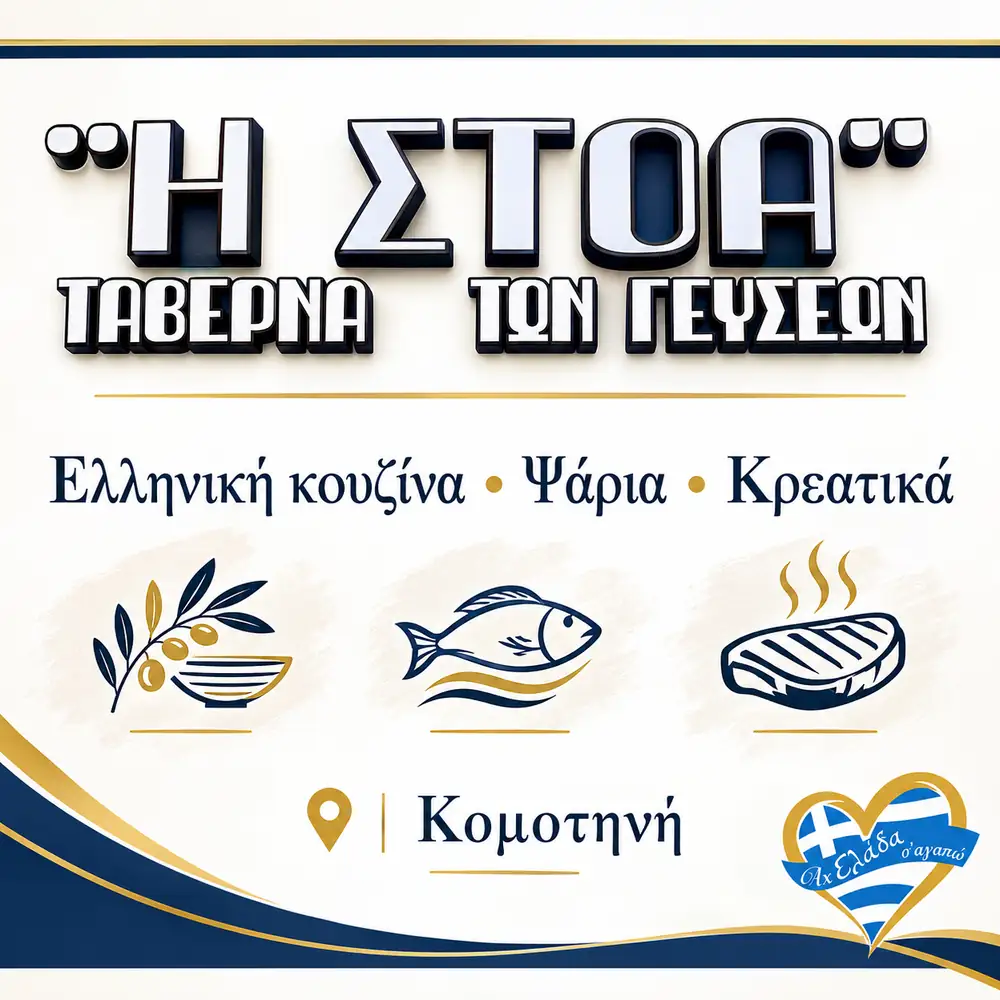Λογότυπο Η Στοά, Ταβέρνα των Γεύσεων