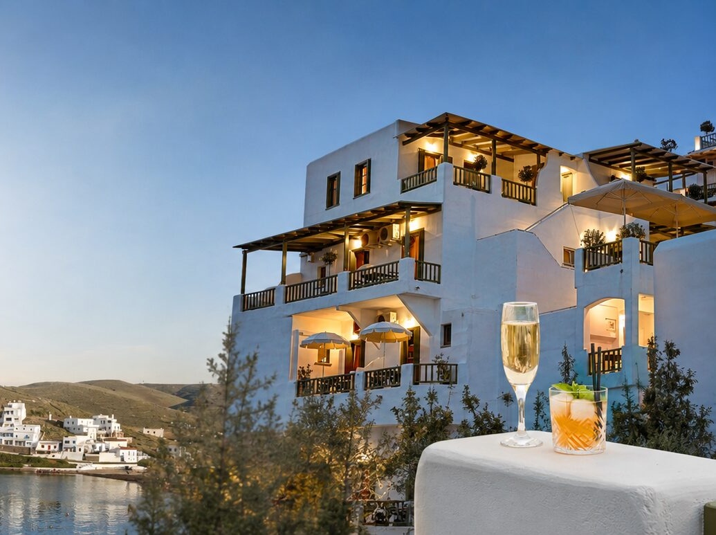 Καθαρή άποψη του Porto Klaras Hotel & Family Suites στα Λουτρά Κύθνου